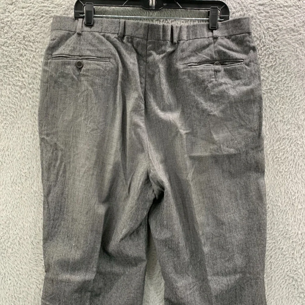 Brooks Brothers Dress Pants Mens 38x34 Measured Gray Wool Tag: 38x34*
